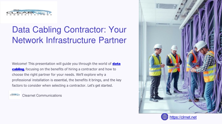 data cabling contractor your network