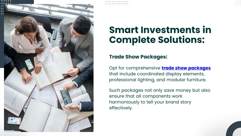 smart investments in complete solutions