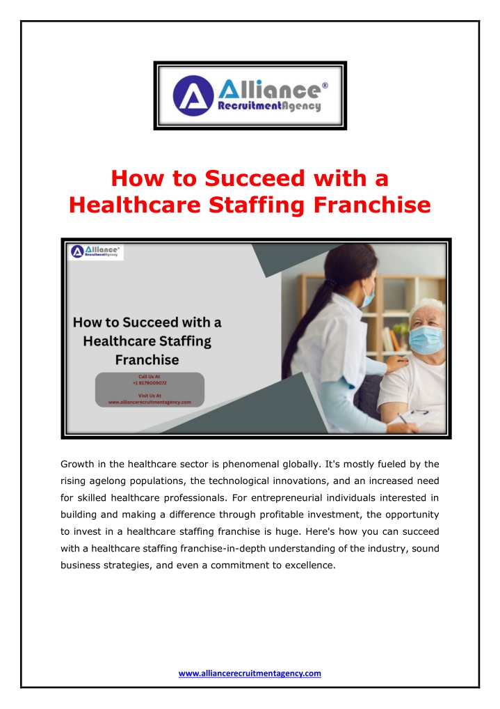 how to succeed with a healthcare staffing