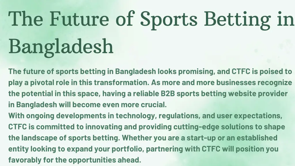 the future of sports betting in bangladesh