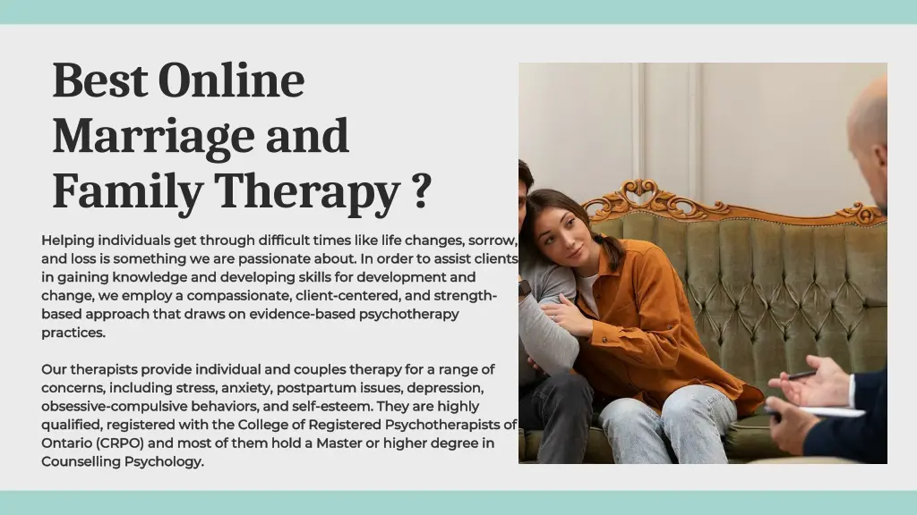best online marriage and family therapy