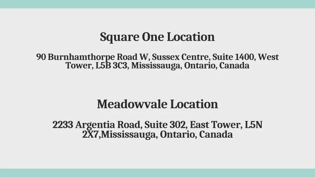 square one location