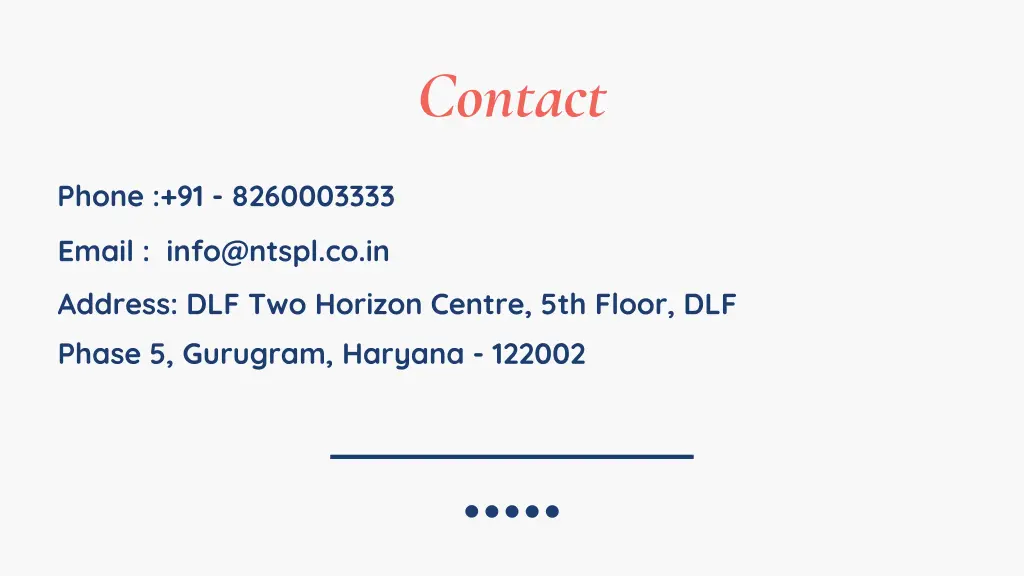 contact