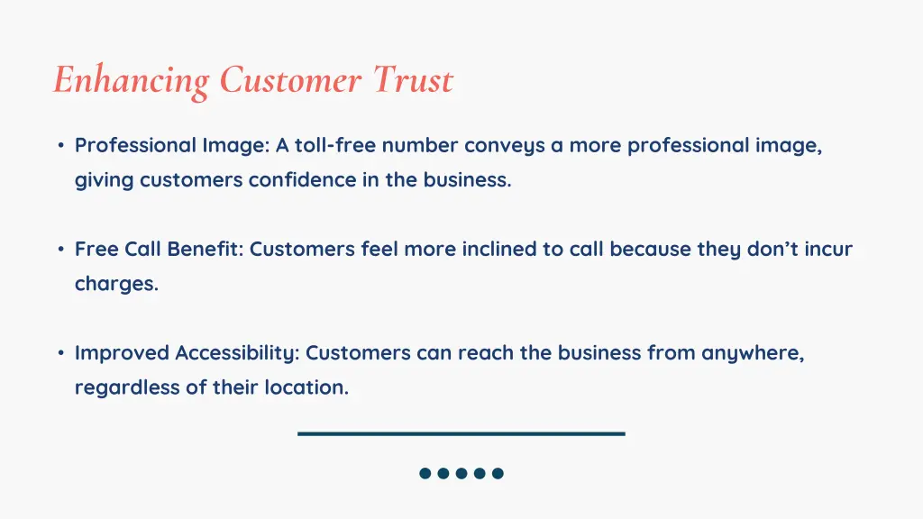 enhancing customer trust