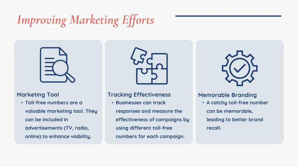 improving marketing efforts