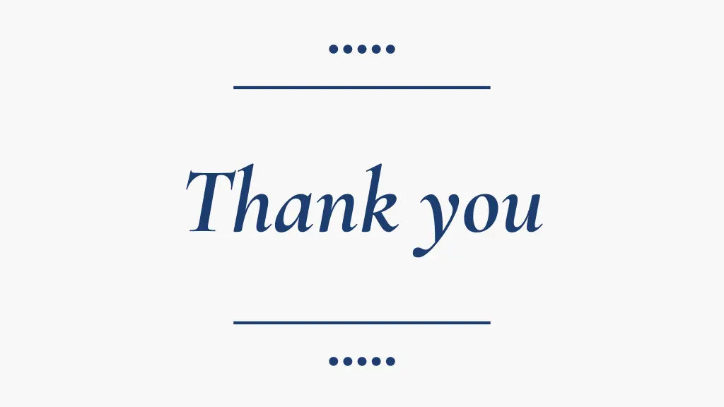 thank you