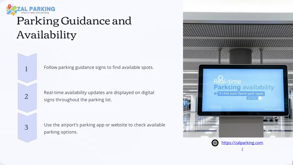 parking guidance and availability