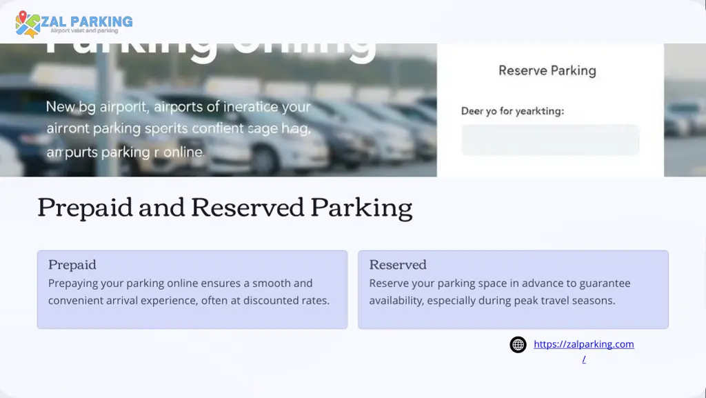 prepaid and reserved parking