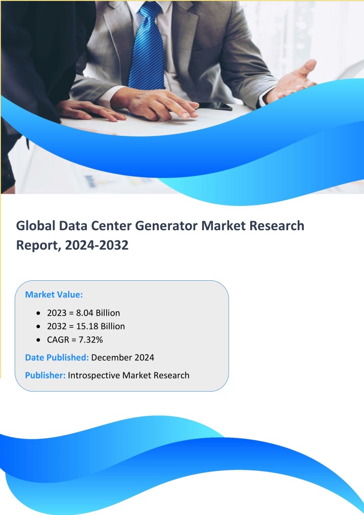 global data center generator market research