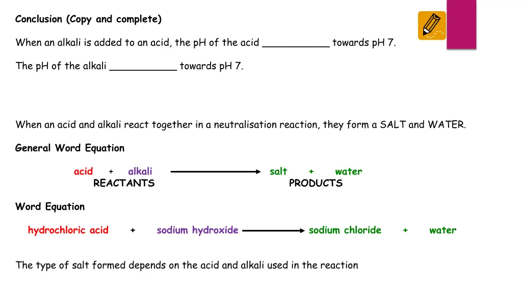 conclusion copy and complete