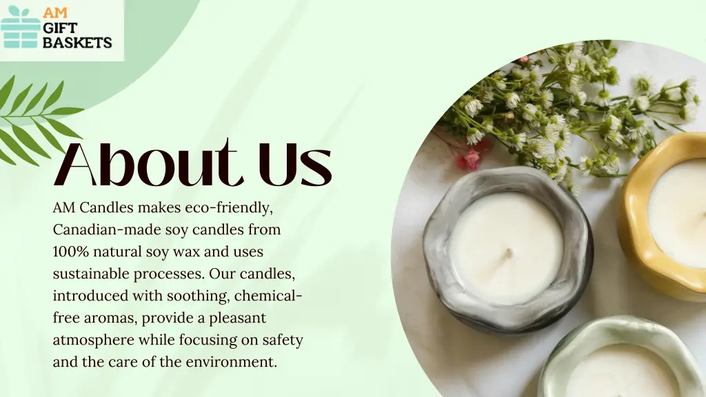 about us am candles makes eco friendly canadian