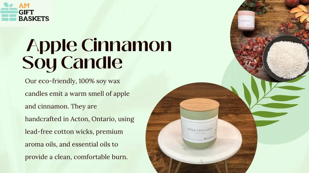 apple cinnamon soy candle our eco friendly