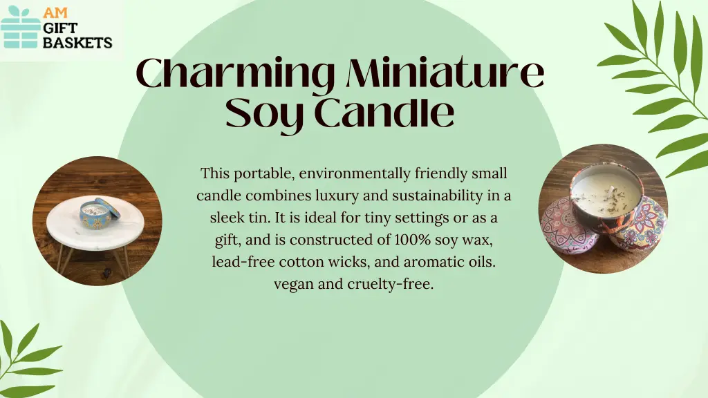 charming miniature soy candle