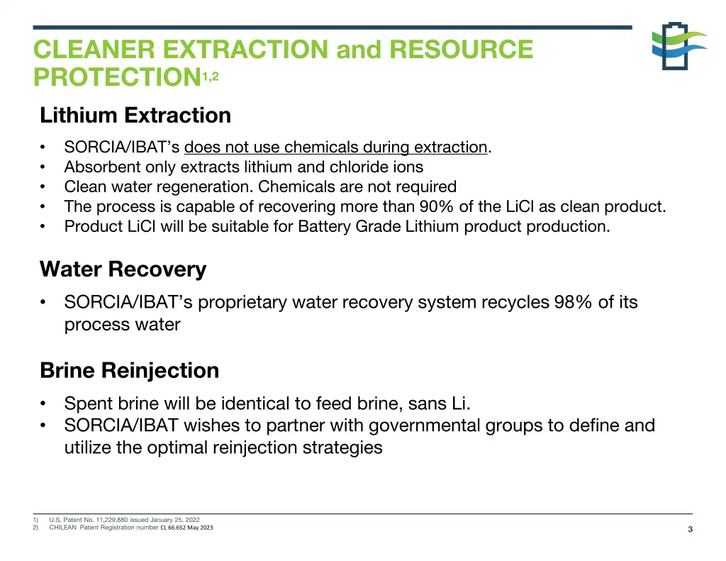 cleaner extraction and resource protection