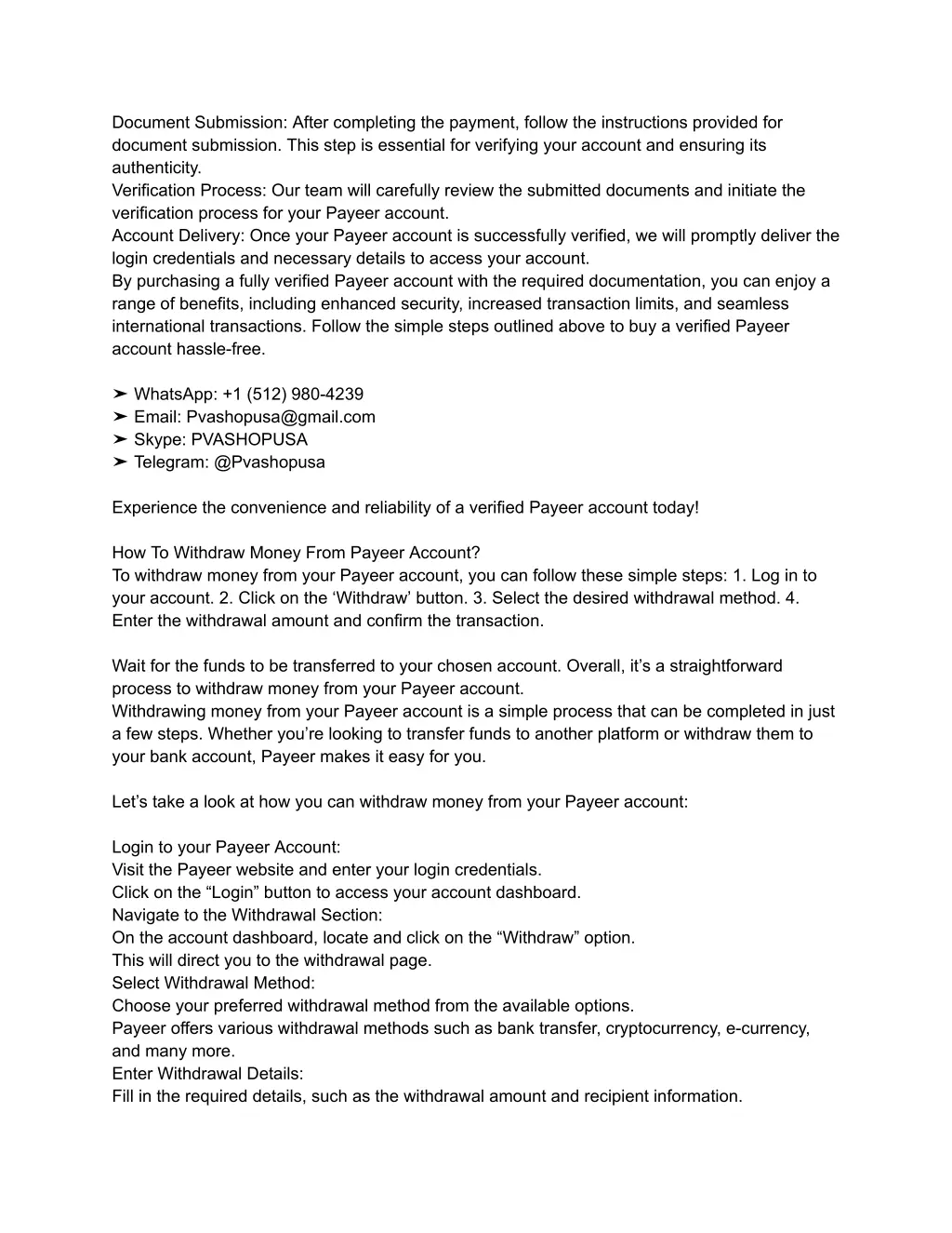 document submission after completing the payment