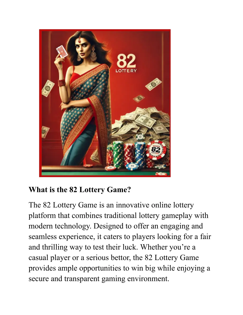 what is the 82 lottery game