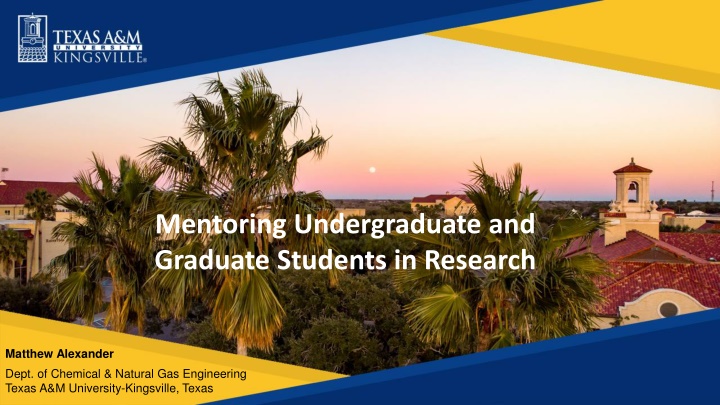 mentoring undergraduate and graduate students