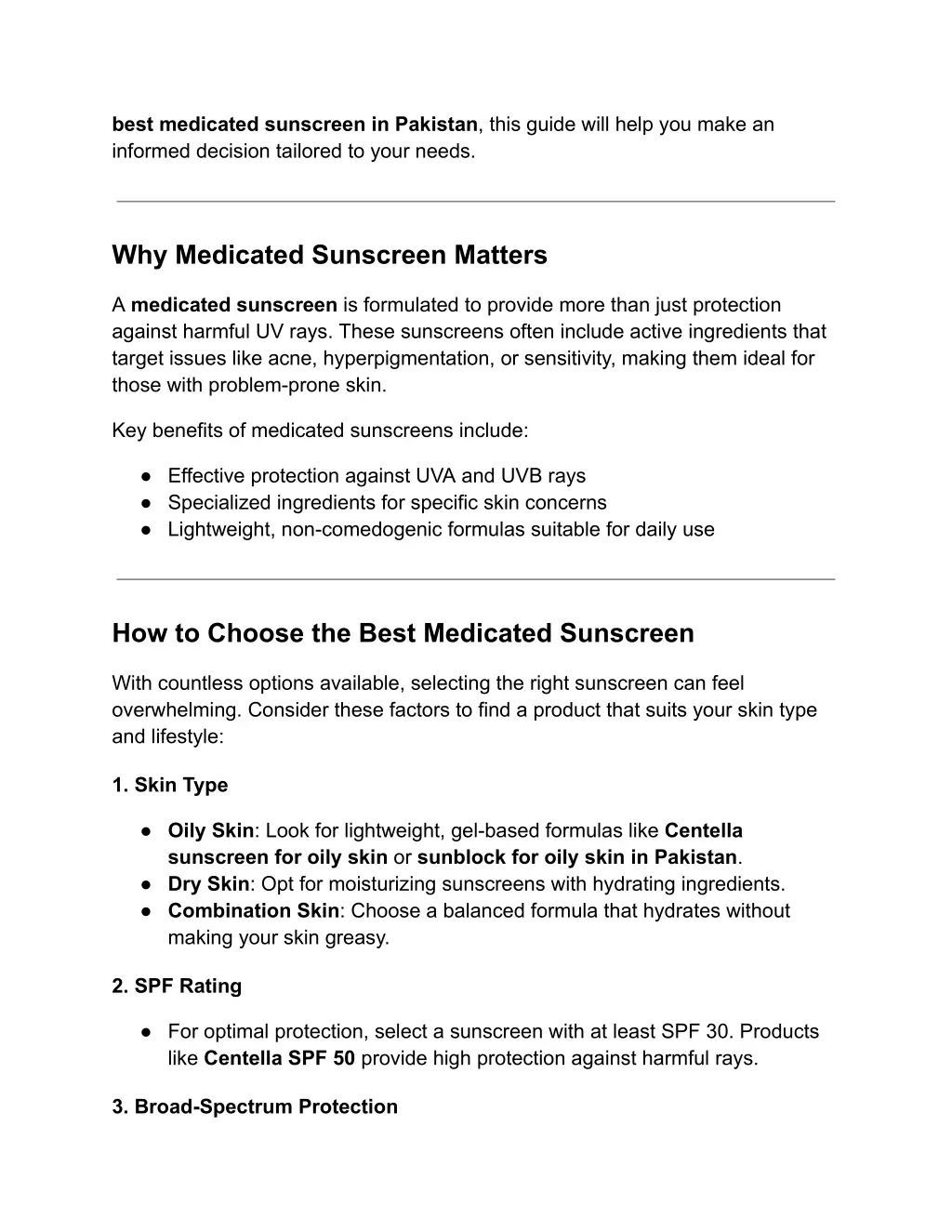 best medicated sunscreen in pakistan this guide