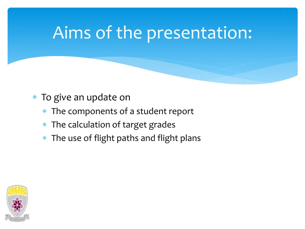 aims of the presentation