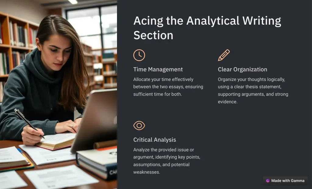 acing the analytical writing section