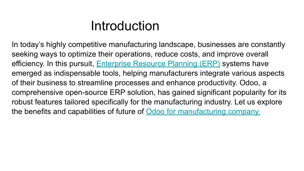 introduction