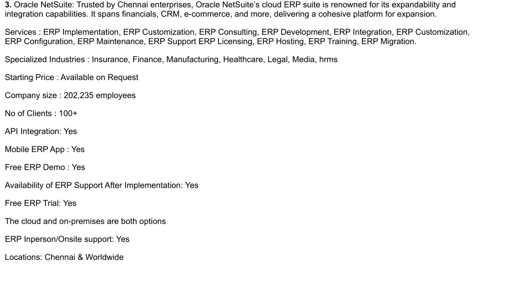 3 oracle netsuite trusted by chennai enterprises