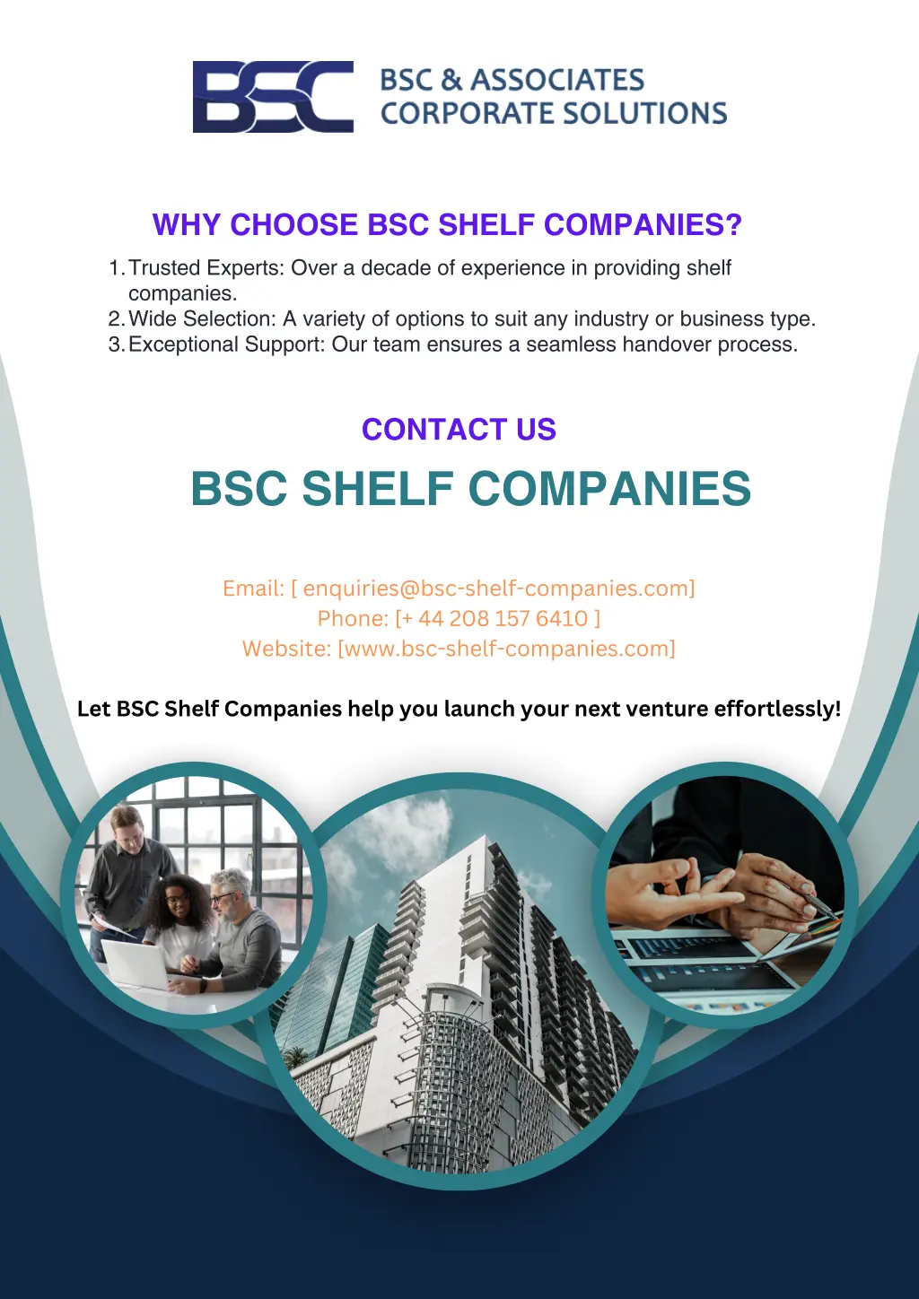 why choose bsc shelf companies