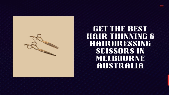 get the best hair thinning hairdressing scissors