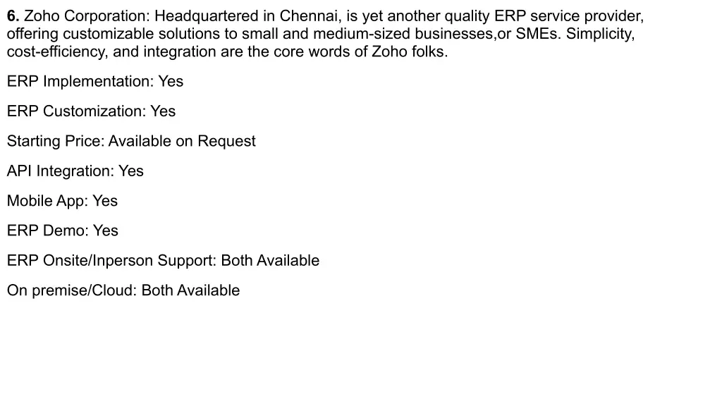 6 zoho corporation headquartered in chennai