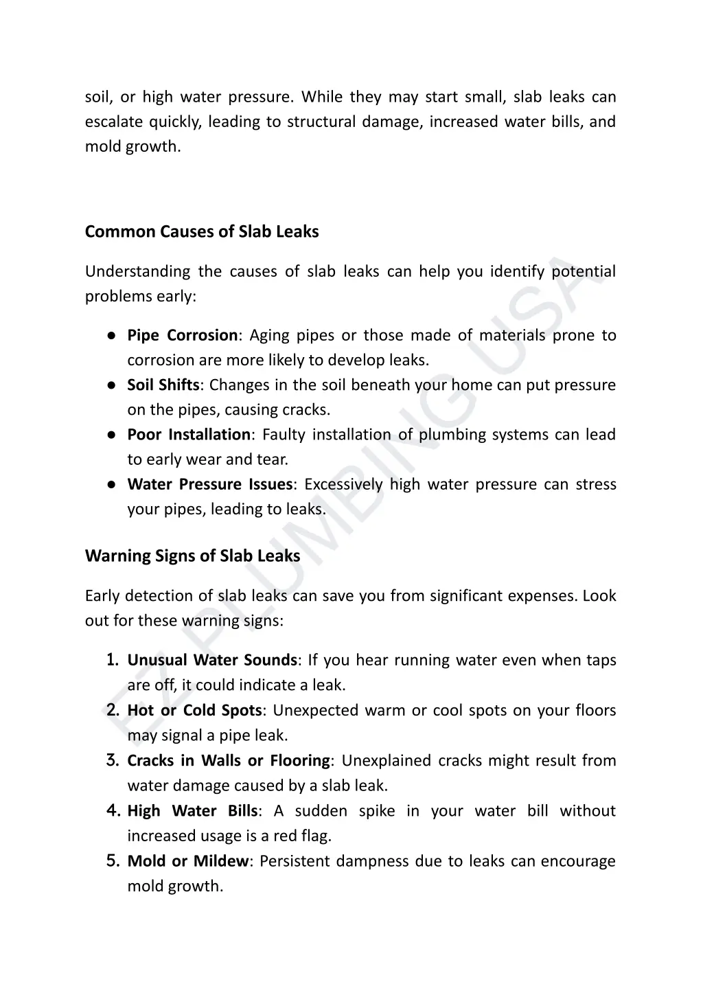 soil or high water pressure while they may start