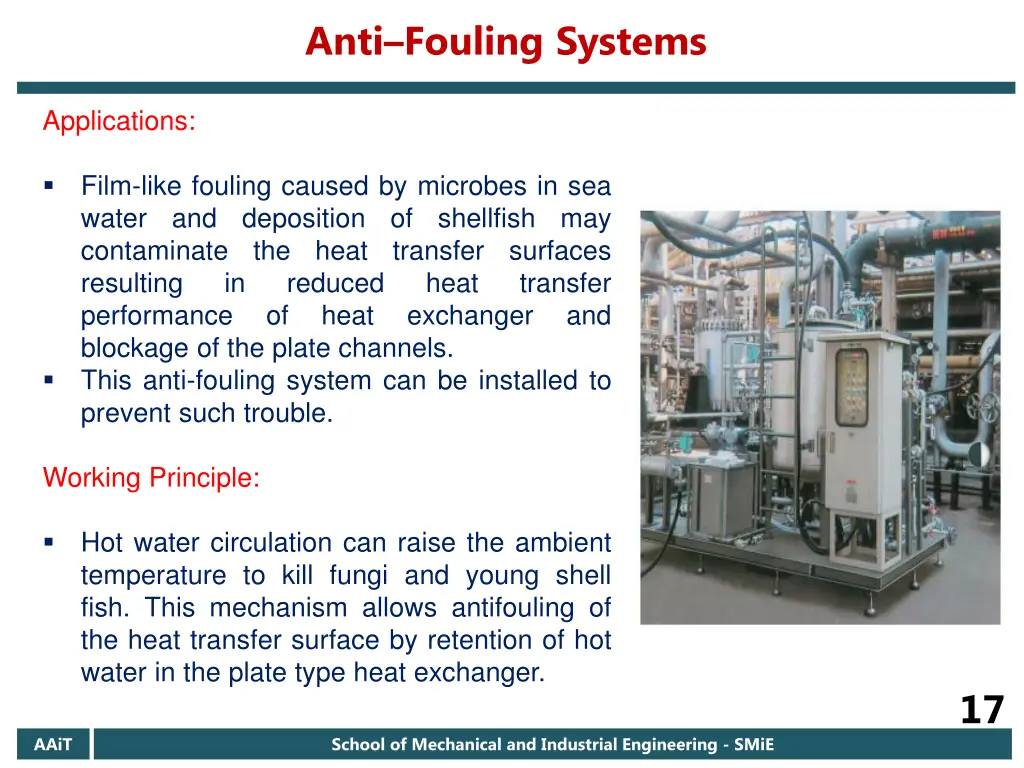 anti fouling systems