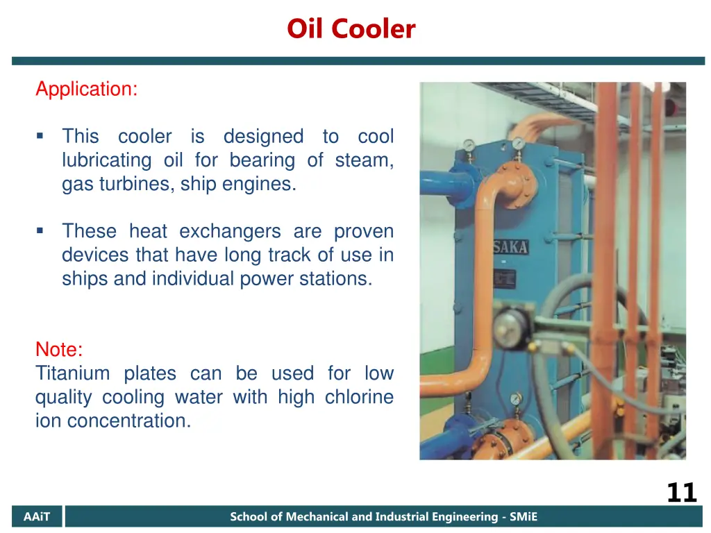 oil cooler