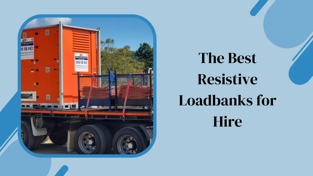 the best resistive loadbanks for hire