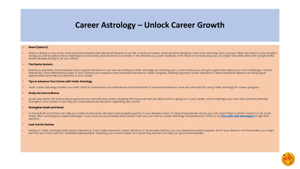 career astrology unlock career growth 2