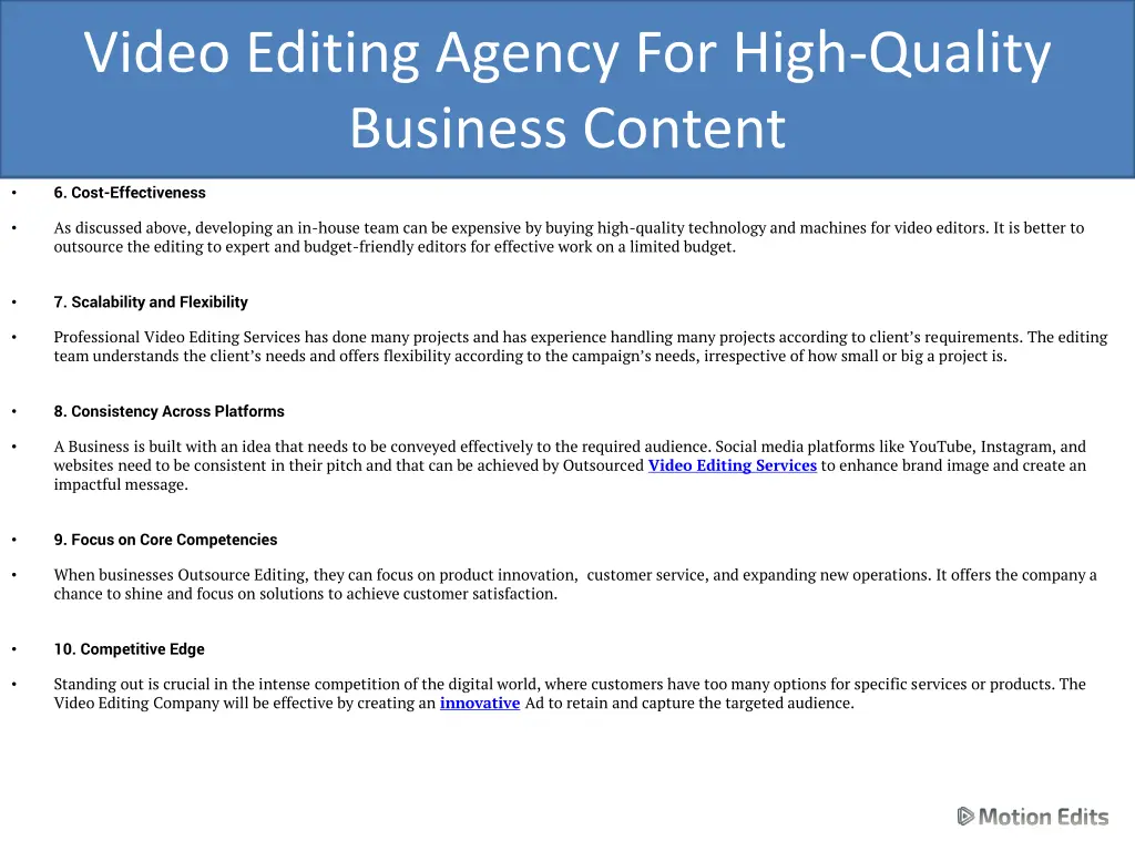 video editing agency for high quality business 2