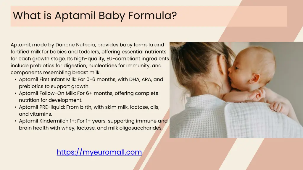 what is aptamil baby formula