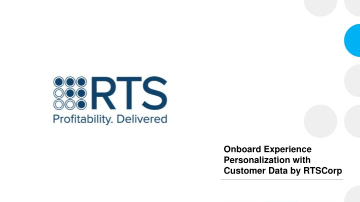 onboard experience personalization with customer