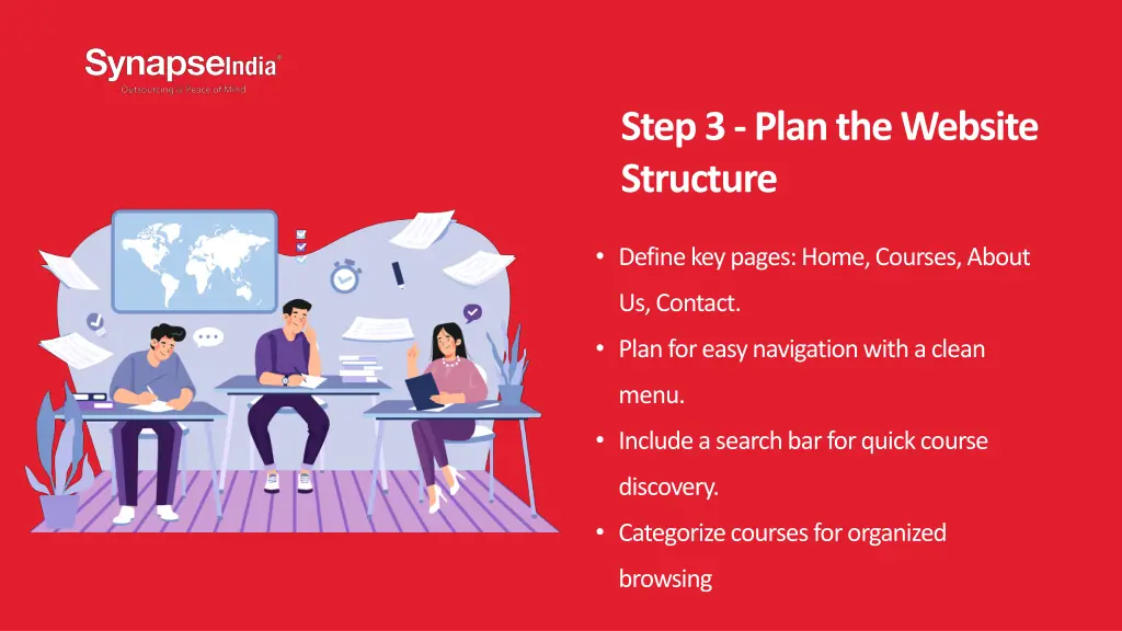 step 3 plan the website structure