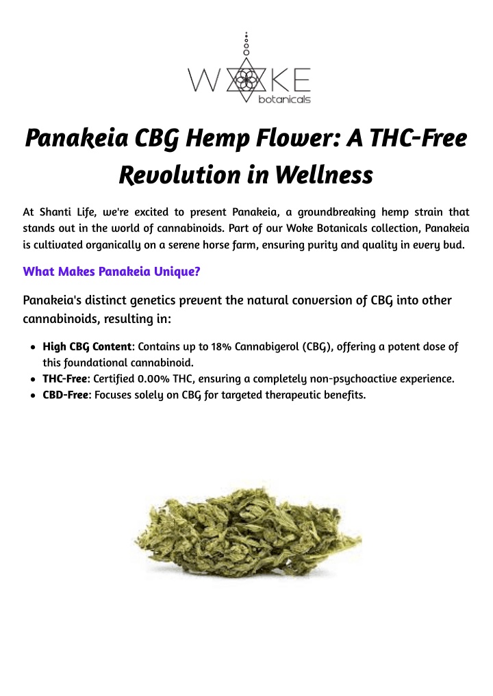 panakeia cbg hemp flower a thc free revolution