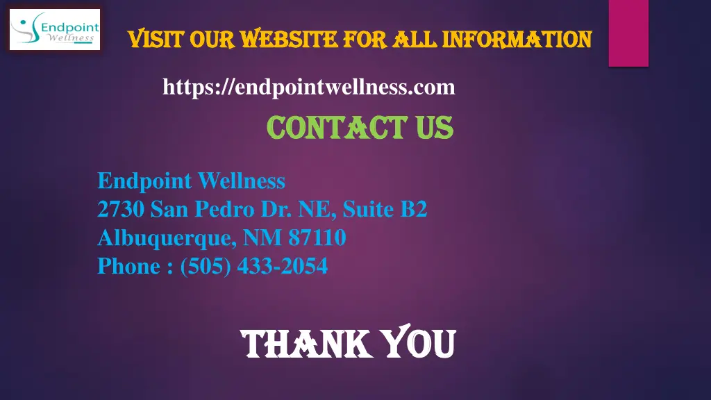 visit our website for all information visit