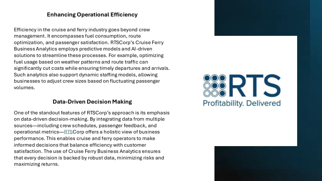 enhancing operational efficiency