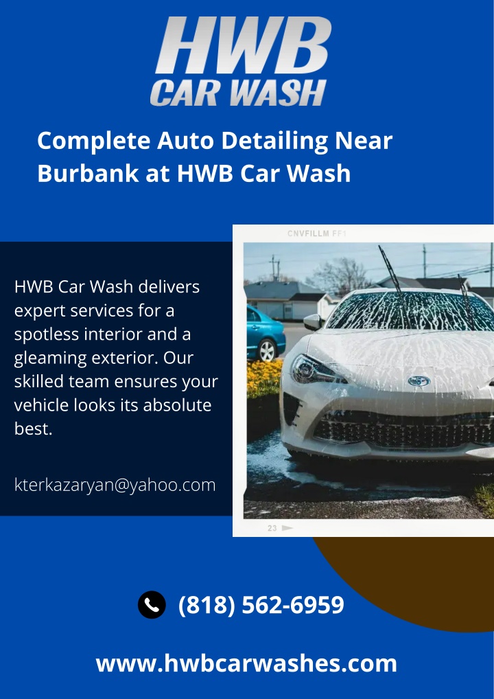 complete auto detailing near burbank