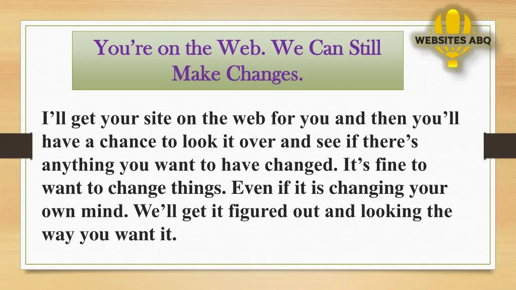 you re on the web we can still