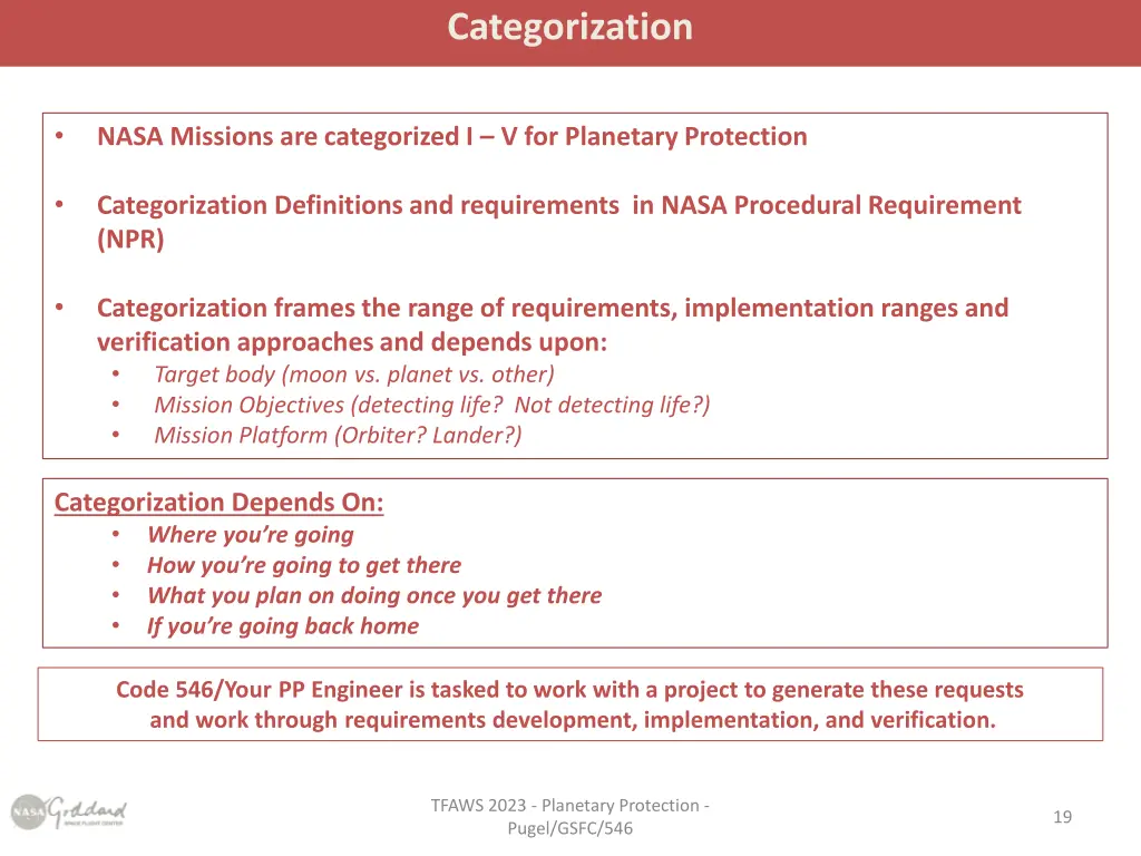 categorization