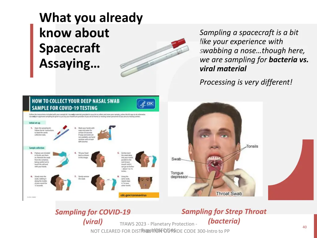 what you already know about spacecraft assaying