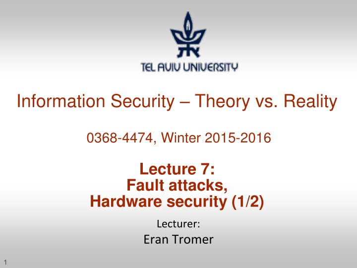 information security theory vs reality