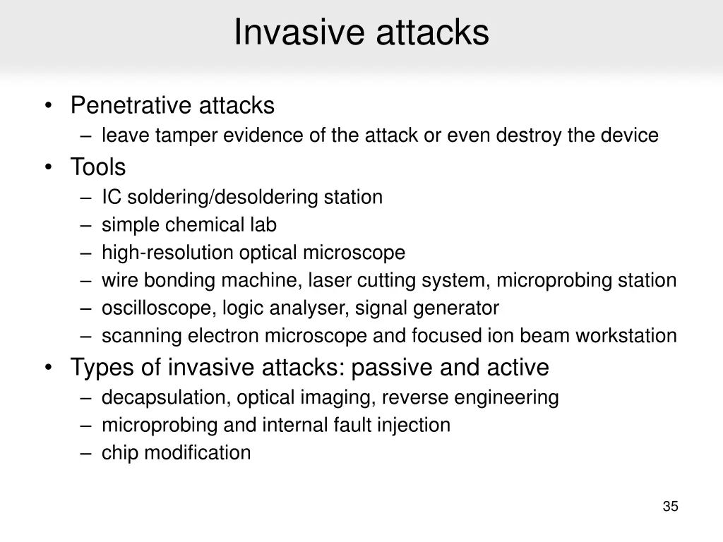 invasive attacks 1