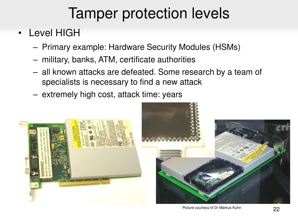 tamper protection levels 5