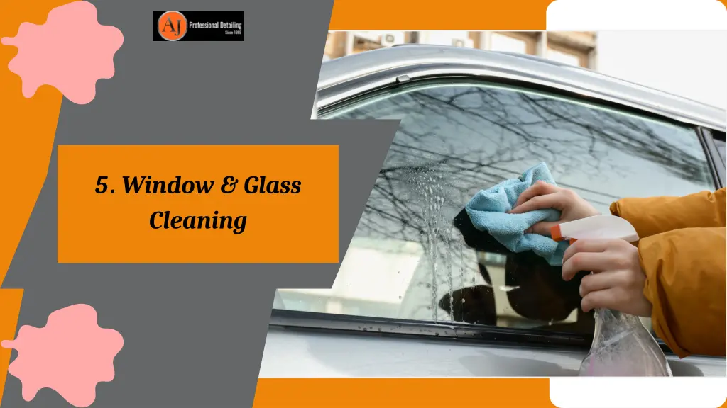 5 window glass cleaning