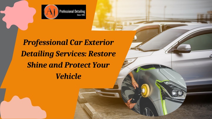 professional car exterior detailing services